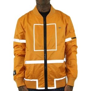 Well Established No Division Nylon Jacket Mustard